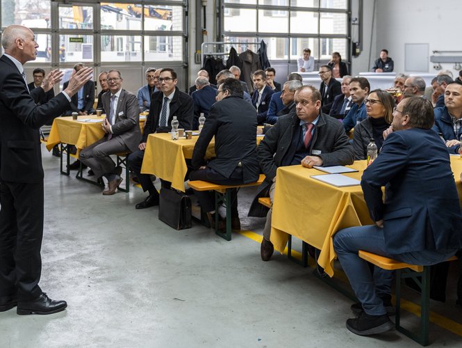 Thurgauer Grossrätinnen und Grossräte am EKT Informationsanlass